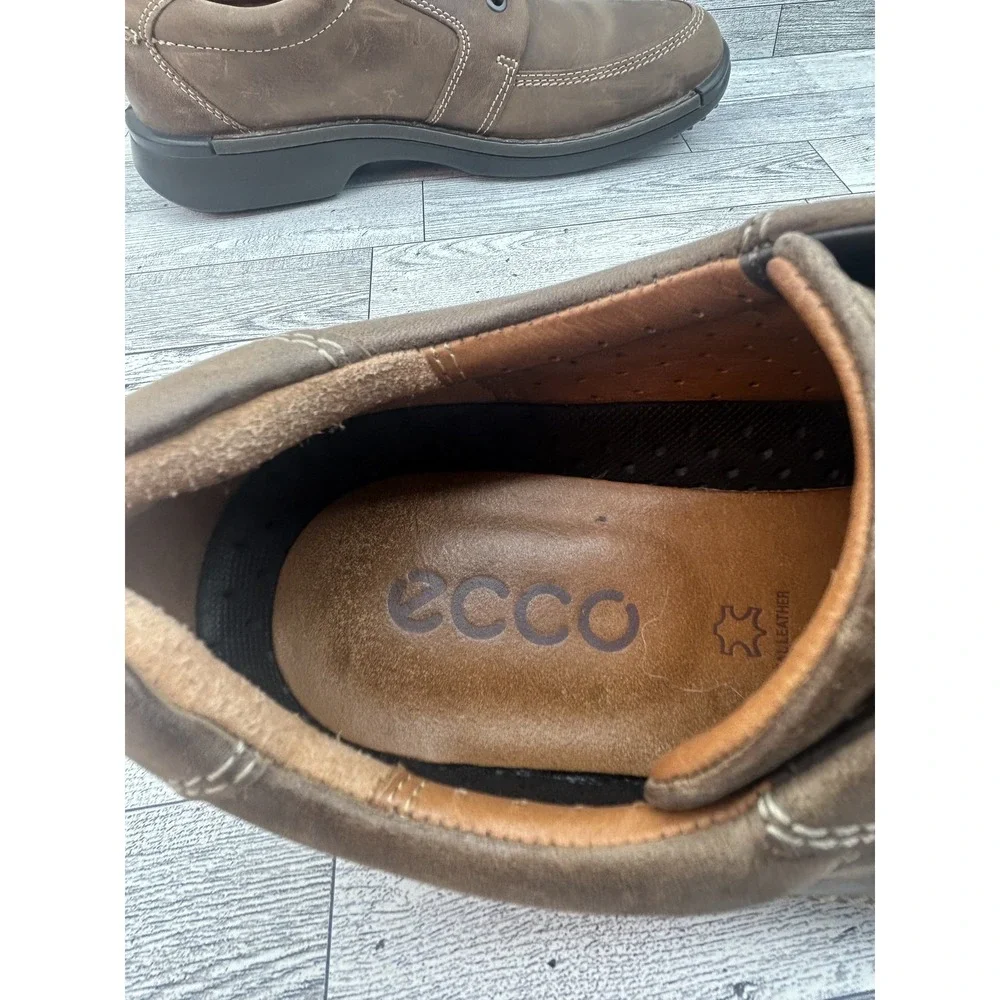 Ecco Shoes Mens Size 8 Casual‎ Comfort Oxford Walking Leather Lace Up 500104